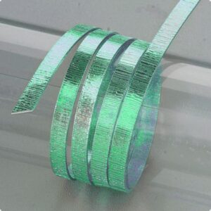 Sarma plata structurata din aluminiu eloxat - turcoaz