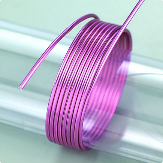 Sarma din aluminiu eloxat - roze