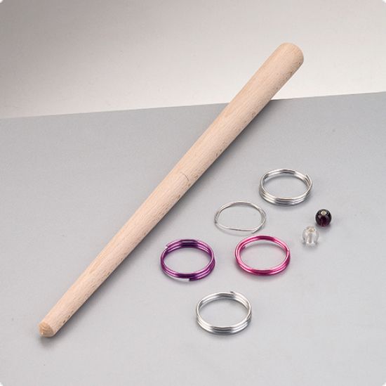 Set creativ confectionat inele - pink/violet