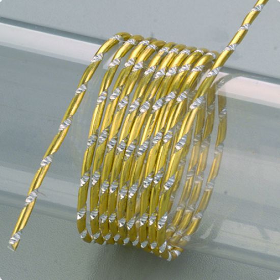 Sarma din aluminiu eloxat Diamant - galbena