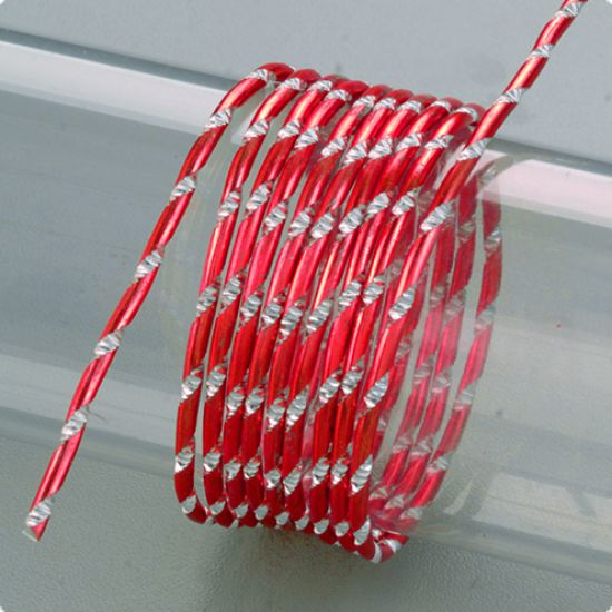 Sarma din aluminiu eloxat Diamant - rosie