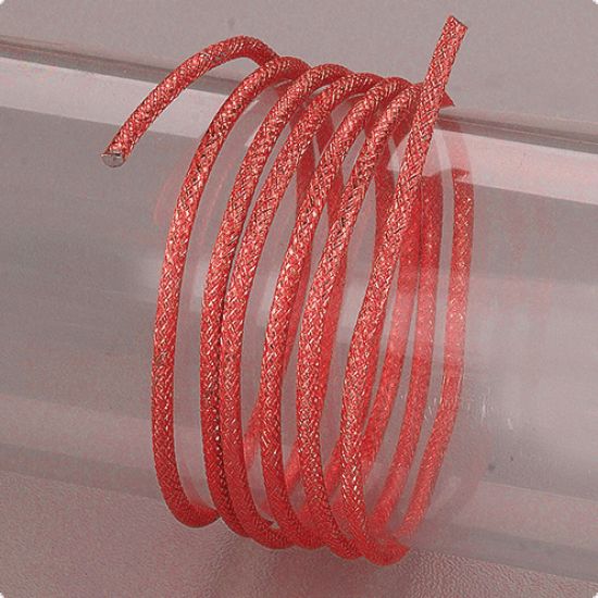 Sarma structurata din aluminiu eloxat - rosie