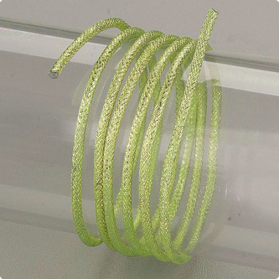 Sarma structurata din aluminiu eloxat - verde deschis
