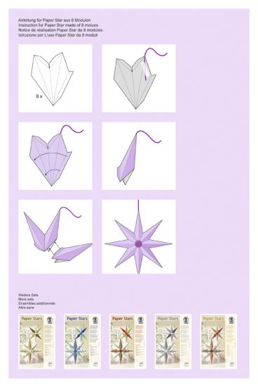 Set Paper Stars - Impression