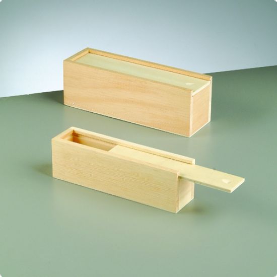 Cutie din lemn cu capac culisant