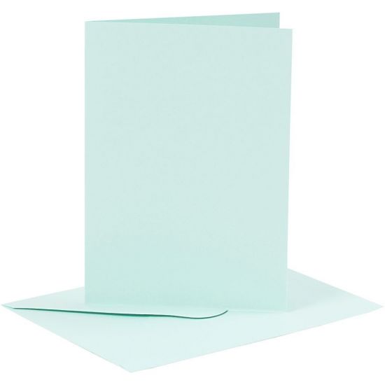 Set 6 coli A6 si 6 plicuri C6 - Light Blue