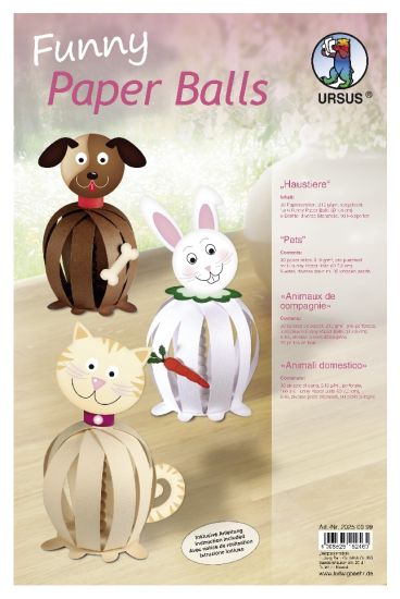 Funny Paper Balls - Pets
