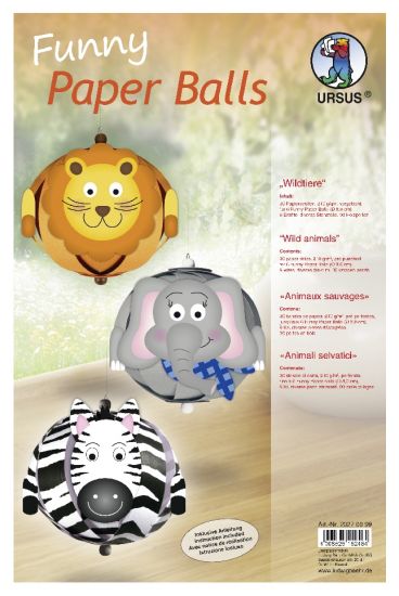 Funny Paper Balls - Wild animals