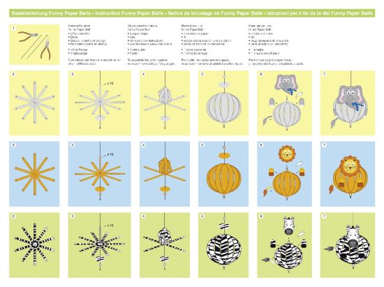 Funny Paper Balls - Wild animals