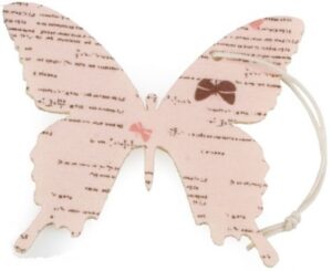 Fluture din fetru imprimat, cu agatatoare