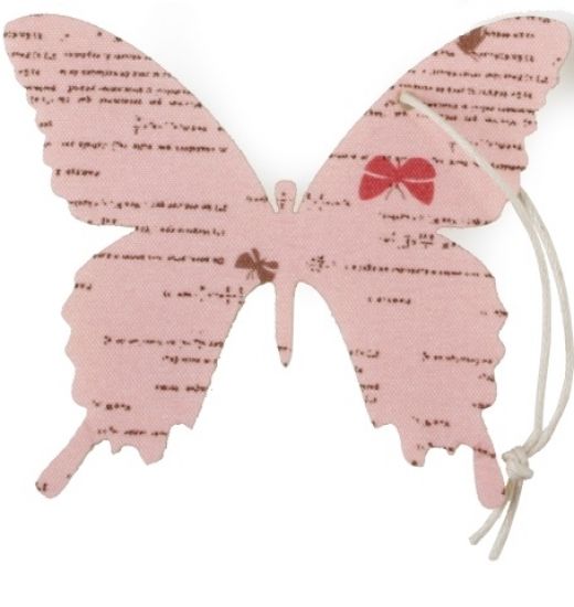 Fluture din fetru imprimat, cu agatatoare