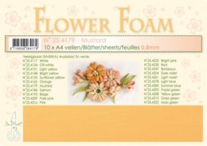 Coala A4 Flower Foam 0,8 mm - Mustard