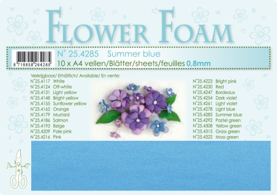 Coala A4 Flower Foam 0,8 mm - Summer Blue