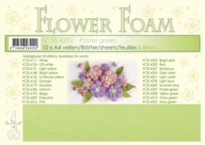 Coala A4 Flower Foam 0,8 mm - Pastel Green