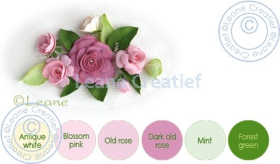 Set 6 coli Flower Foam 0,8 mm - Rose Colours Set 8
