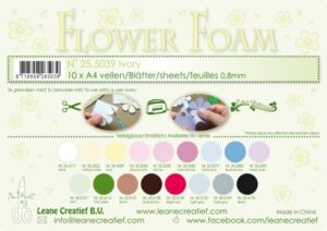 Coala A4 Flower Foam 0,8 mm - Ivory