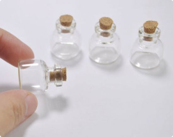 Sticla cu dop din pluta, 4 ml