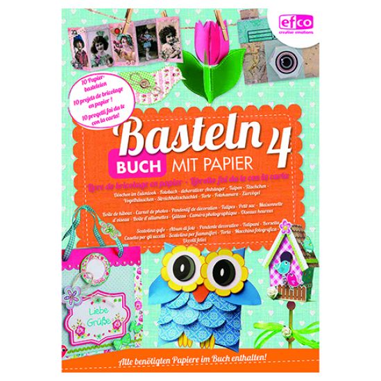 Colectie A4 cu 10 proiecte, tipare si materiale - Basteln mit papier nr. 4