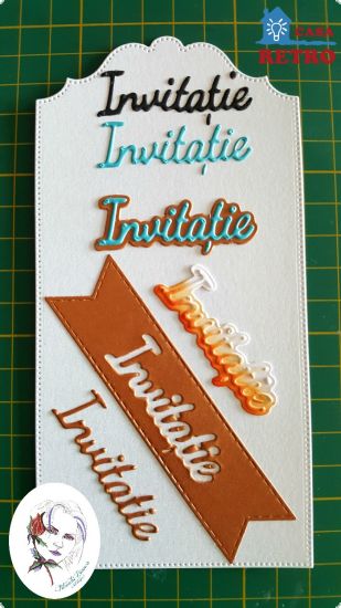 Set 2 matrite Sentimente Romanesti -Editie Limitata - Invitatie