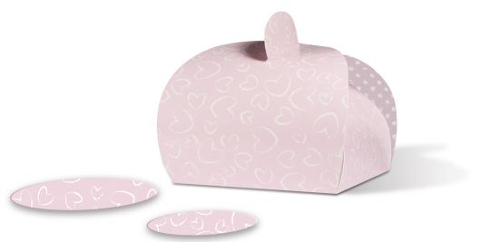 Set 12 cutii casatorie - Just Married - Rose