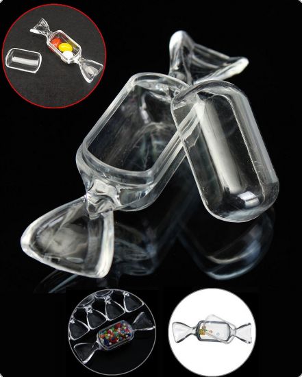 Cutie depozitara din plastic tip bomboana