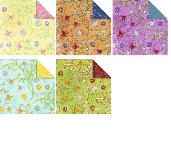 Set hartie origami, 15 x 15 cm, 80 g/m2 - Lucky Paper