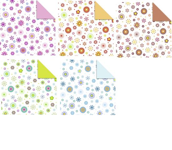 Set hartie origami, 15 x 15 cm, 80 g/m2 - Lucky Paper