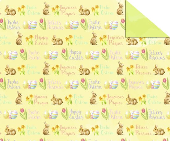 Fotocarton cu 2 fete diferit imprimate, 300g - Lovely Easter Days - M03
