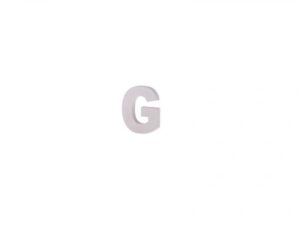 Litera "G" din lemn 5 cm