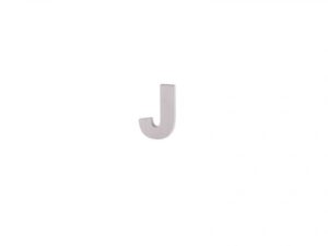 Litera "J" din lemn 5 cm