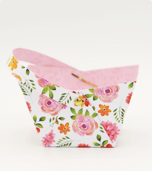 Set creativ 10 cosulete din carton imprimat 300 g/m2 - Spring and Easter