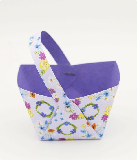 Set creativ 10 cosulete din carton imprimat 300 g/m2 - Spring and Easter