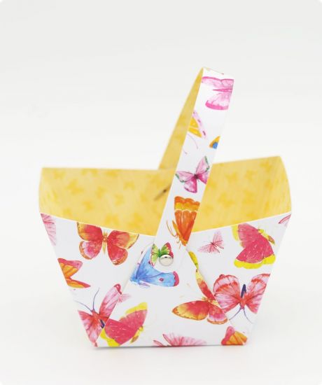 Set creativ 10 cosulete din carton imprimat 300 g/m2 - Spring and Easter