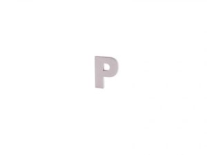 Litera "P" din lemn 5 cm