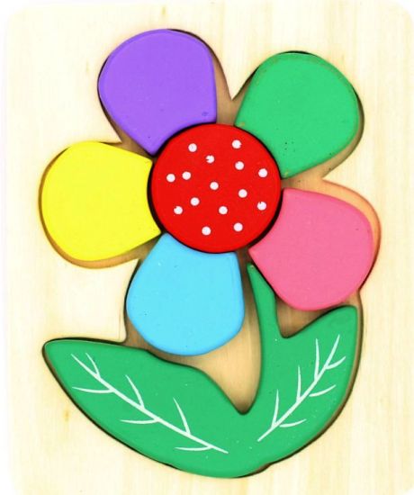 Puzzle din lemn - Flower