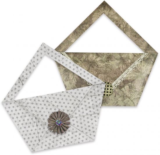 Set hartie origami, 15 x 15 cm, 80 g/m2 - Vintage