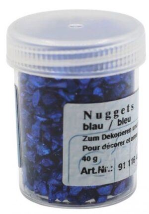 Pietre decorative Nuggets - Metallic Blue