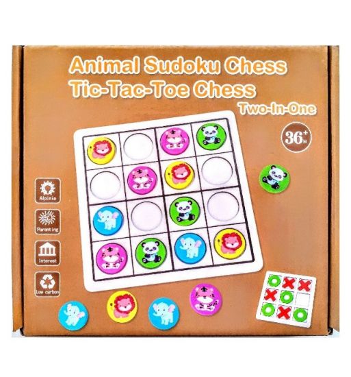 2 jocuri - X si 0 si Sudoku Animals