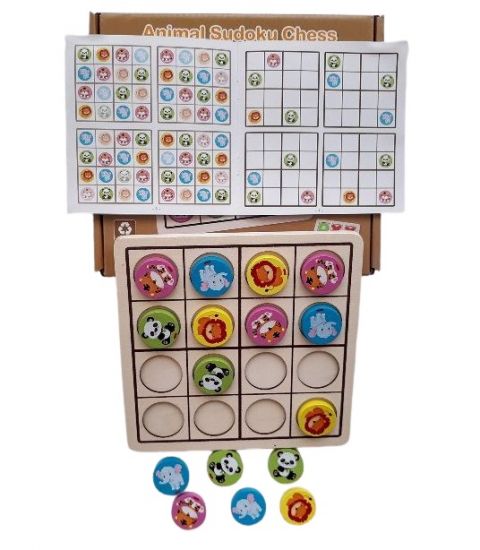 2 jocuri - X si 0 si Sudoku Animals