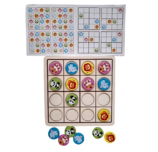 2 jocuri - X si 0 si Sudoku Animals