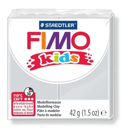 Pasta de modelaj Fimo Kids 42 g - Gri - Light Grey