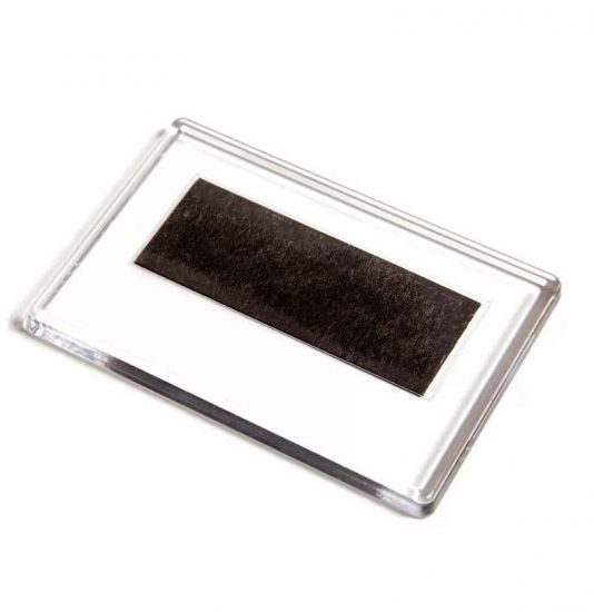 Magnet de frigider, dreptunghiular, transparent
