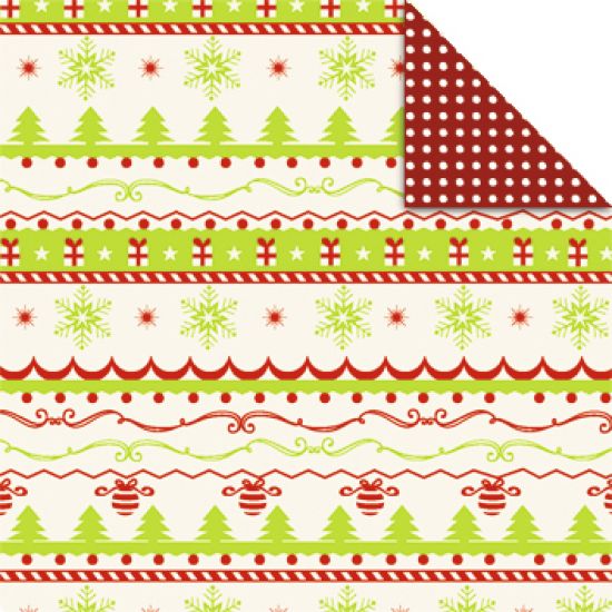 Set hartie origami, 15 x 15 cm, 80 g/m2 - Christmas