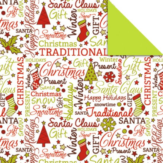 Set hartie origami, 15 x 15 cm, 80 g/m2 - Christmas