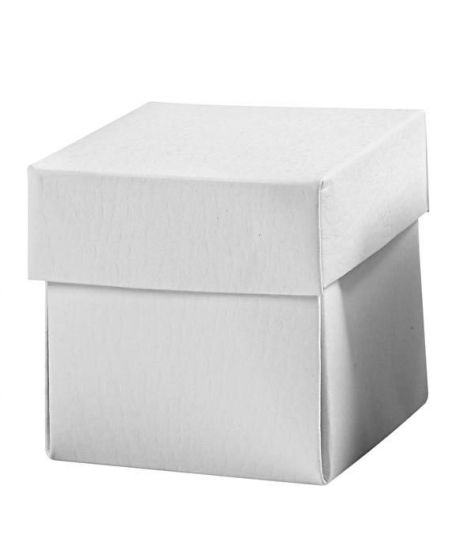 Cutie 5,5 x 5,5 cm din carton alb