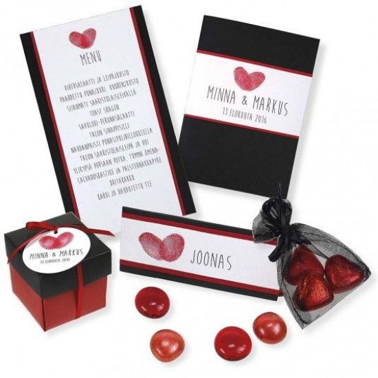 Cutie 5,5 x 5,5 cm din carton negru