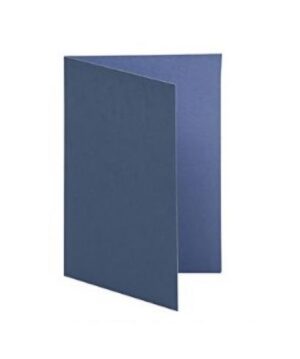 Set 10 cartoane A5 embosate, cu doua fete uni - Navy Blue / Blue