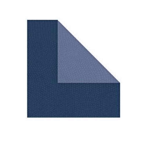 Set 10 cartoane A5 embosate, cu doua fete uni - Navy Blue / Blue