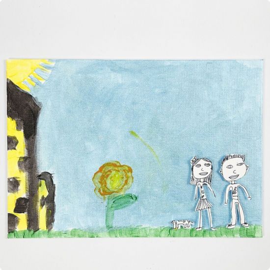 Carton canvas 21 x 15 cm