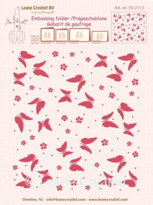 Matrita pentru embosare 16 x 14,4 cm - Butterflies